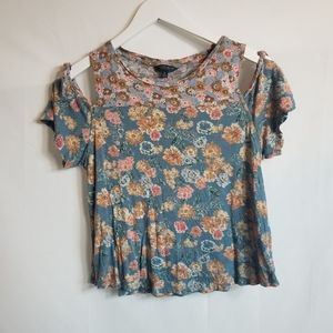 Flower Lucky Brand Top